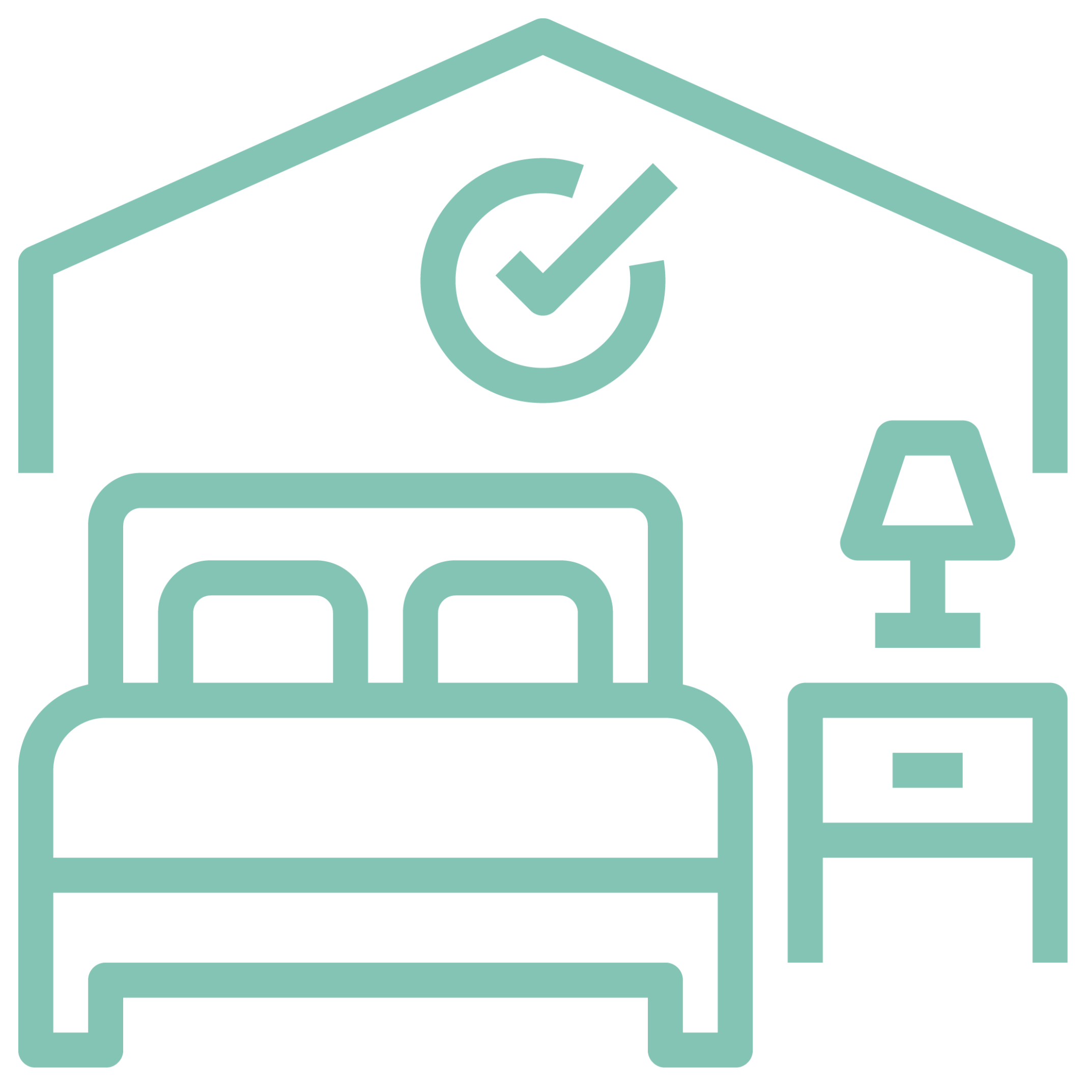 Ikona czystość domowa.